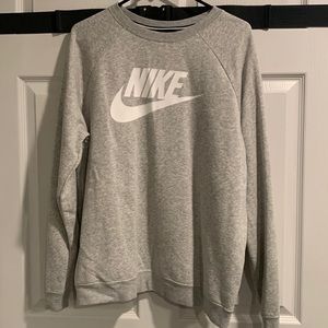 Grey Nike Crew neck